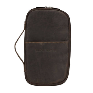 Monroe Leather Passport Wallet in Brown