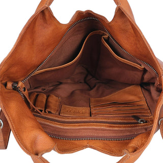Darby Handcrafted Leather Crossbody Bags: Cognac