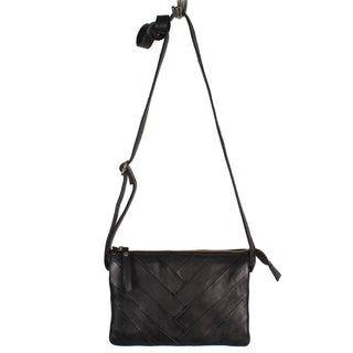 Sunny Handcrafted Leather Crossbody Bags: Charcoal