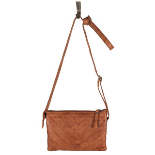 Sunny Handcrafted Leather Crossbody Bags: Cognac