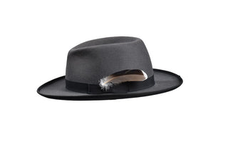 The Regent – Steel Classic Fedora, Size 7 1/2