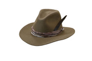 Fawn - Hare Fur Fedora Hat for Sale in Brown