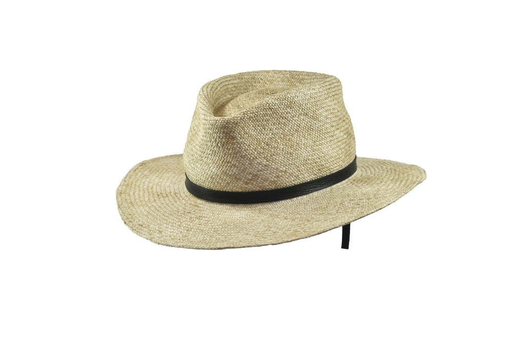 Straw Fedora Hat for Sale in White
