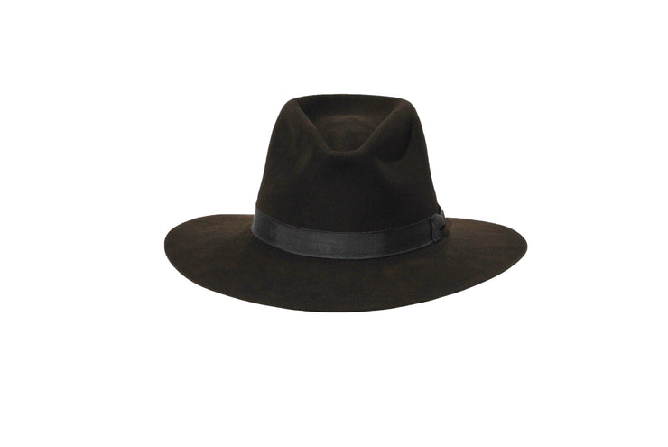 The Ellis - Men's Black Fedora-Hats-TrueWestHats