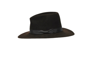 The Ellis - Men's Black Fedora-Hats-TrueWestHats