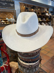 Straw Cowboy Hat for Sale in Gray