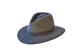 Shag Shady Hare Fur Fedora Hat for Sale in Gray, Brown, Black