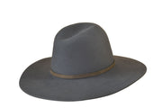 Mulberry Dreams Hare Fur Fedora Hat for Sale in Gray