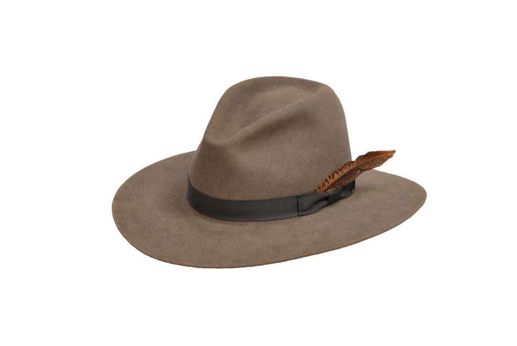 The Brook Men s Pure Beaver Felt Dress Fedora TrueWestHats