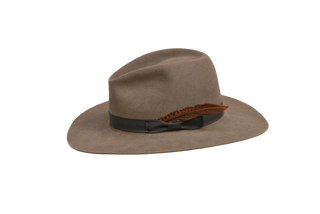 The Brook - Men's 100% Natural Beaver Fedora-Hats-TrueWestHats