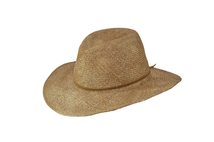 Panama Straw - Rust-Straw Hats-TrueWestHats