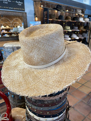 Straw Bolero Hat for Sale in Brown