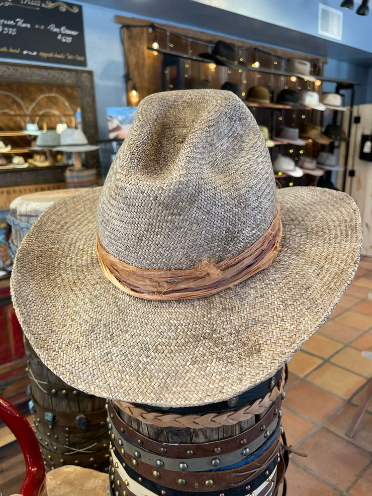 Straw Cowboy Hat for Sale in Brown