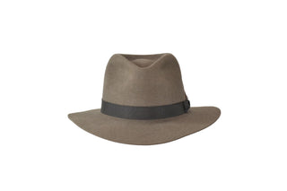 Men's Pure Natural Beaver Fedora Short Brim-Hat-TrueWestHats