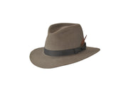 Men's Pure Natural Beaver Fedora Short Brim-Hat-TrueWestHats