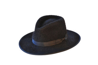 Shag Shady Hare Fur Fedora Hat for Sale in Gray, Brown, Black