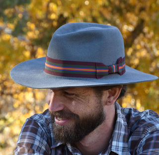 Granite Gray  Rabbit Fur Hat in Gray