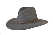 Mulberry Dreams Hare Fur Fedora Hat for Sale in Gray