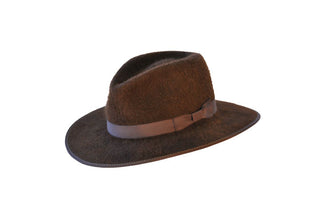 Shag Shady Hare Fur Fedora Hat for Sale in Gray, Brown, Black
