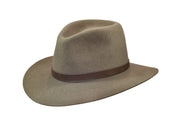 Nutria Fur Fedora Hat for Sale in Brown