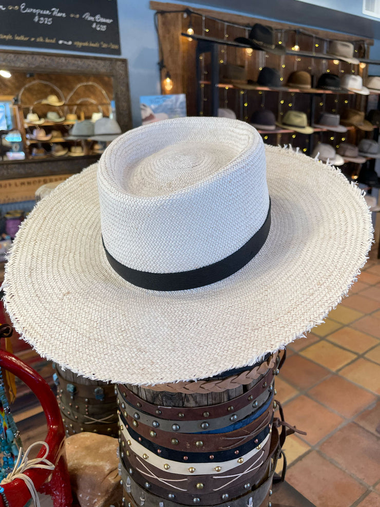 Straw Bolero Hat for Sale in White